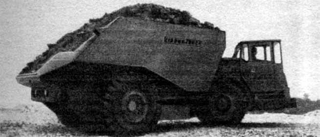 Самосвал-рудовоз 'Кируна-трак грузоподъемностью 27 тонн