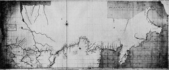 Итоговая карта первой экспедиции Беринга, составленная Берингом-Чаплиным. Копия Чаплина подписанная им. 1729. публикуется впервые.