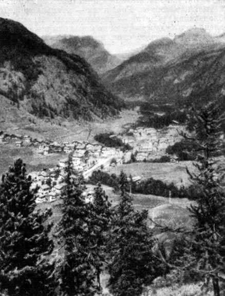 Долина Валле-д'Аоста в Итальянских Альпах