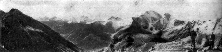 Водораздельный хребет в Центральном Кавказе