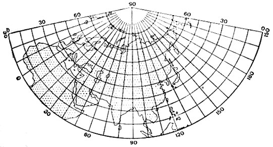 1. Равноугольная Ламберта. Длины сохраняются на одной параллели (касательный конус) или на двух параллелях (секущий конус), называемых стандартными