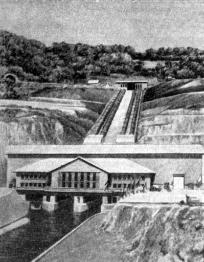 ГЭС Ле-Маринель на реке Луалабе, 1-я очередь введена в строй в 1956