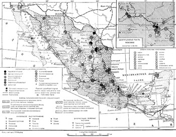 Мексика, экономическая карта